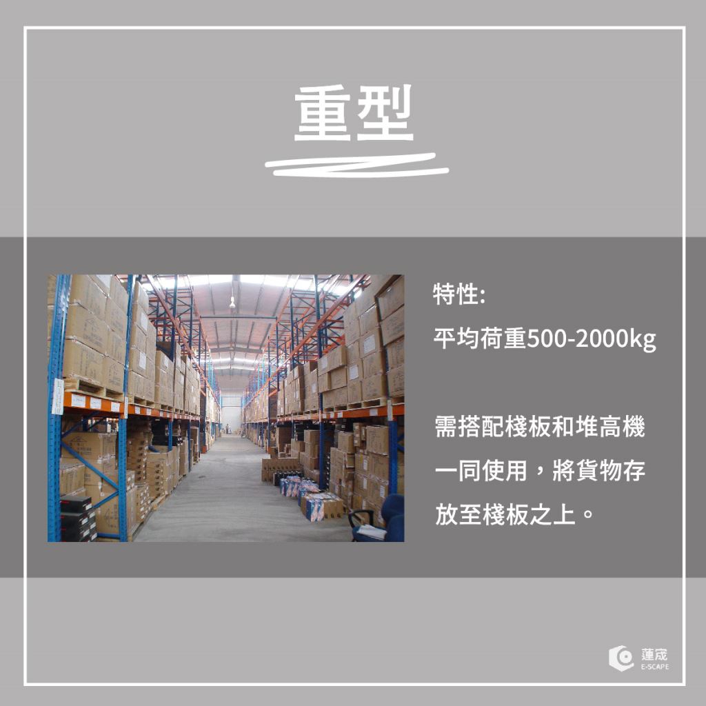 重型物料架荷重1000-2000公斤